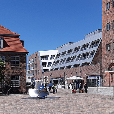 Neubau Wohn- und Geschäftshaus Hafenspitze in Wismar . Wärmeschutz, Schallschutz