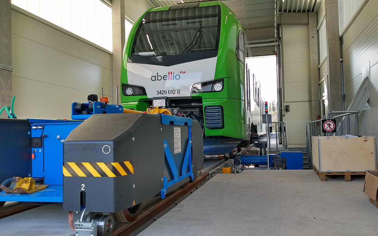 Zugeinfahrtstorbereich Wartungs- und Reparaturhalle . Neubau Instandhaltungs-Werkstatt für Regionalbahnzüge, Herne Zugeinfahrtstorbereich Wartungs- und Reparaturhalle . Neubau Instandhaltungs-Werkstatt für Regionalbahnzüge, Herne