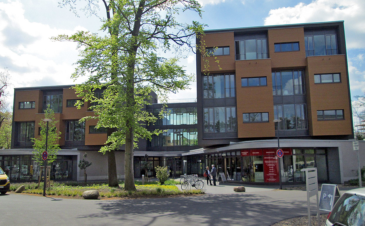 Ansicht Aussenfassaden . Neubau Gesundheitscampus Oskar-Helene-Heim, Berlin Ansicht Aussenfassaden . Neubau Gesundheitscampus Oskar-Helene-Heim, Berlin