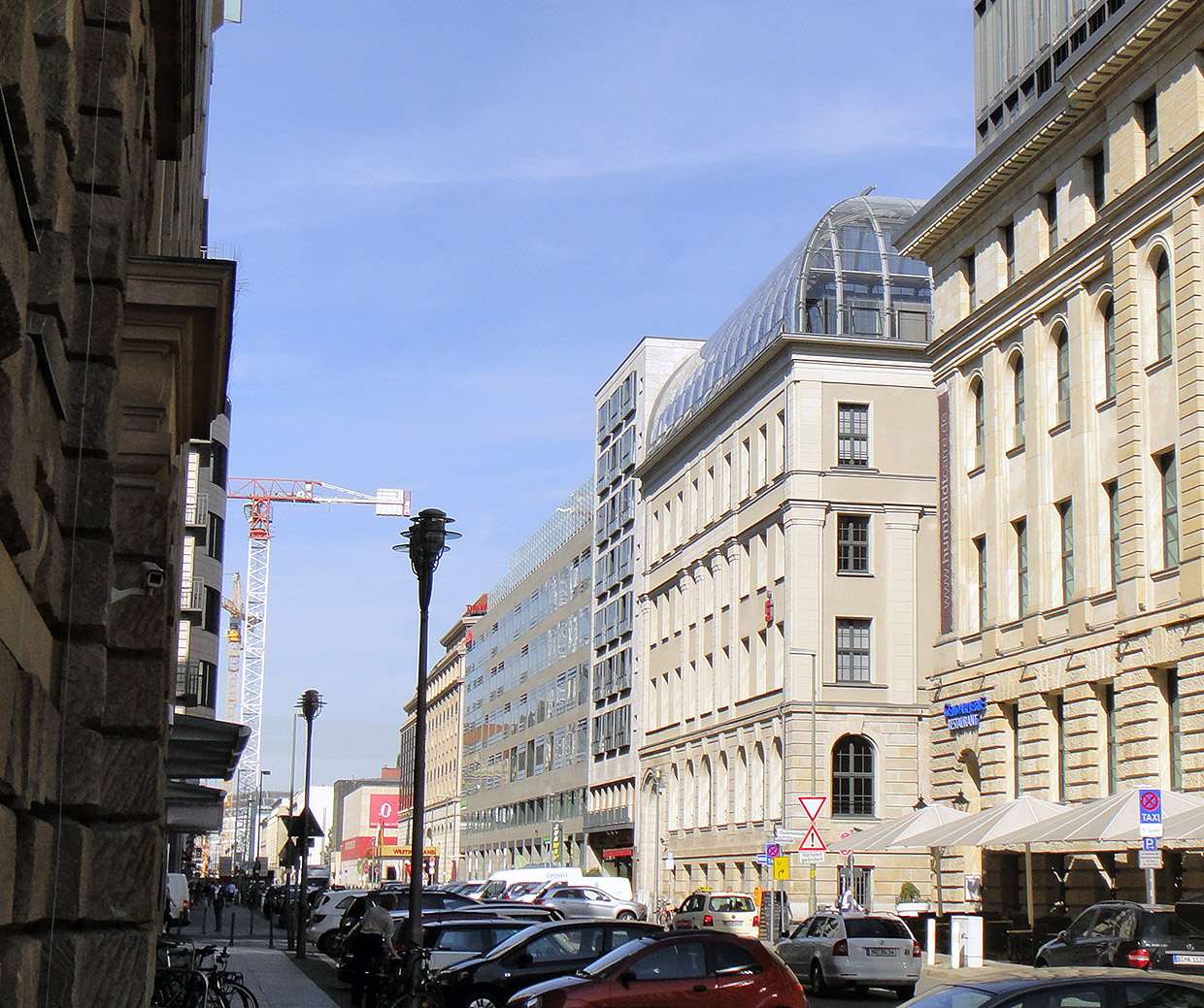 Fassadenansicht Behrenstraße . Sanierung Hauptverwaltung Deutscher Sparkassen- und Giroverband, Berlin Fassadenansicht Behrenstraße . Sanierung Hauptverwaltung Deutscher Sparkassen- und Giroverband, Berlin