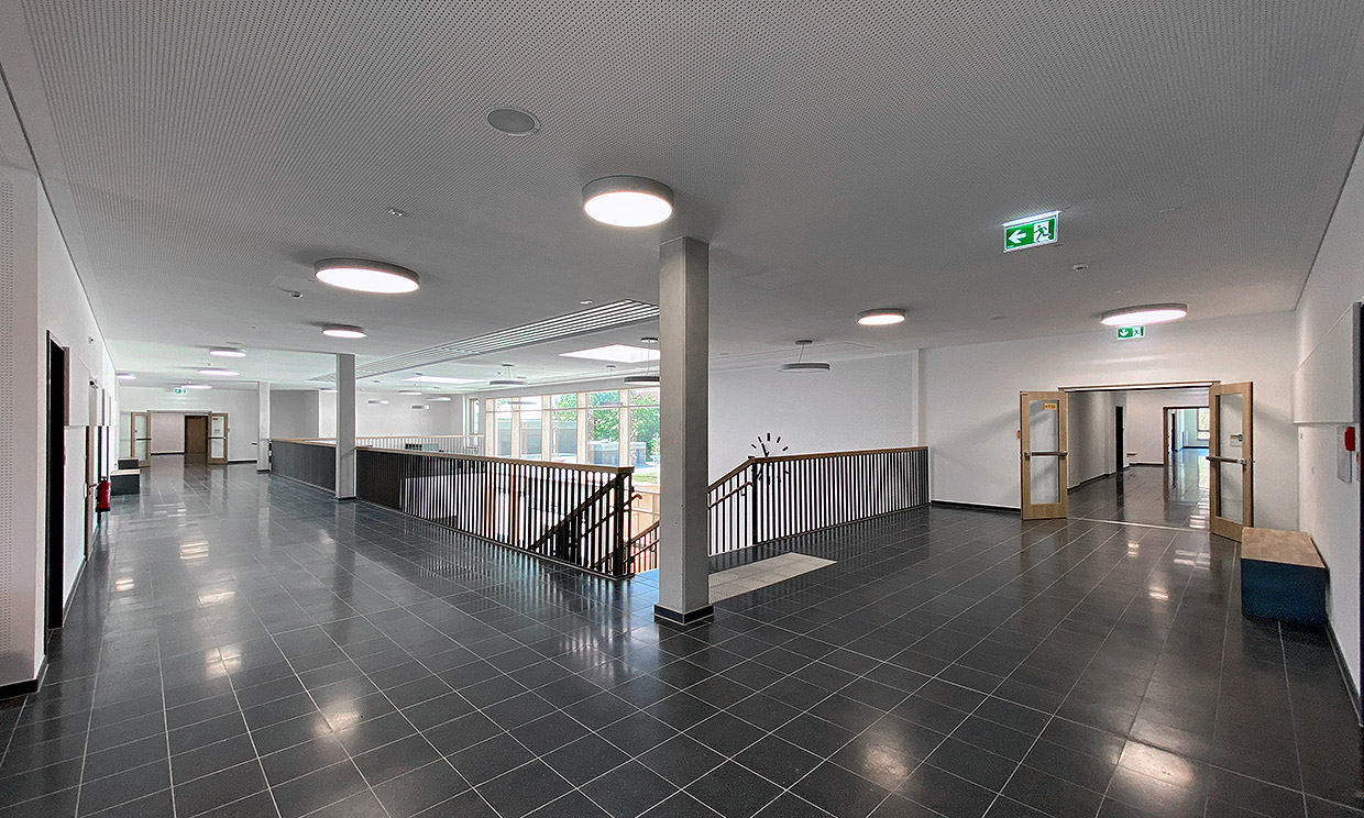 Ansicht Schulgebäude 1.OG . Neubau Albert-Einstein-Schule, Laatzen Ansicht Schulgebäude 1.OG . Neubau Albert-Einstein-Schule, Laatzen