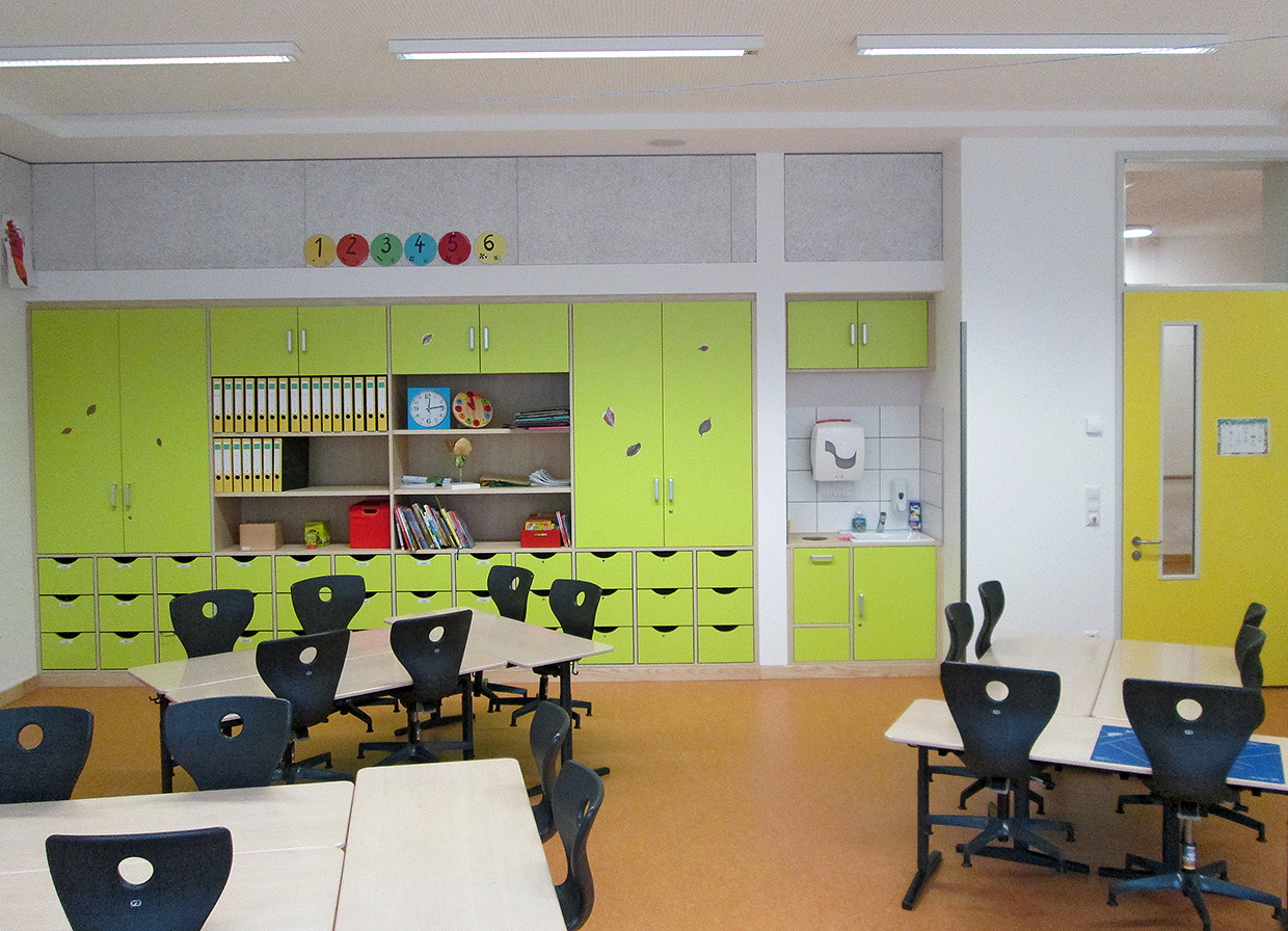 Gruppenraum . Neubau Comenius Grundschule, Oranienburg Gruppenraum . Neubau Comenius Grundschule, Oranienburg