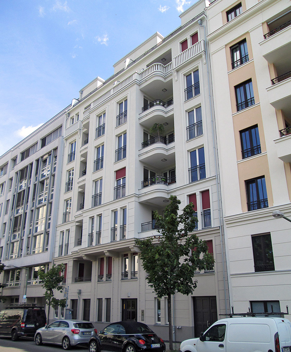 Ansicht Gebäudestiltypen, Beuthstraße. Neubau Mehrfamilienhaus, Beuthstraße Berlin Ansicht Gebäudestiltypen, Beuthstraße. Neubau Mehrfamilienhaus, Beuthstraße Berlin